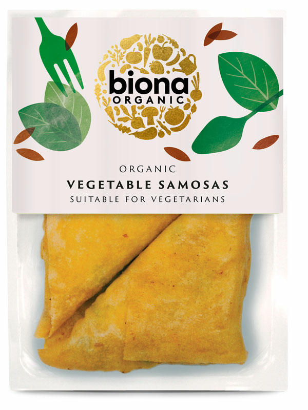 Organic Vegetable Samosas 250g (Biona)