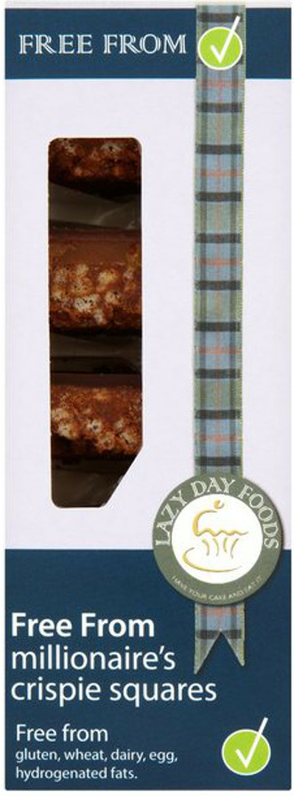 Gluten-free Millionaire's Crispy Squares 150g (The Lazy Day)
