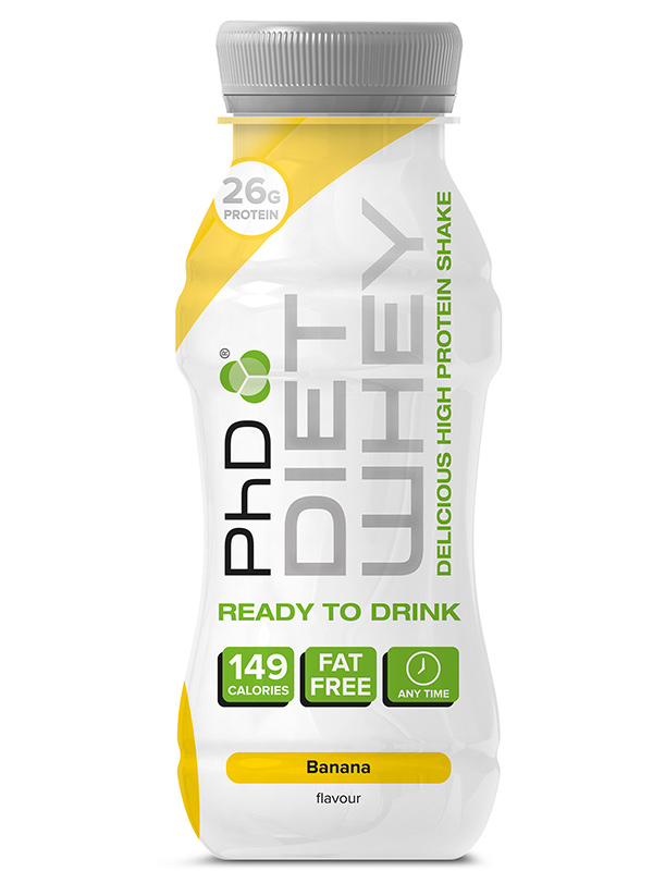 Diet Whey Banana Protein Drink 330ml (PHD Nutrition) Healthy Supplies