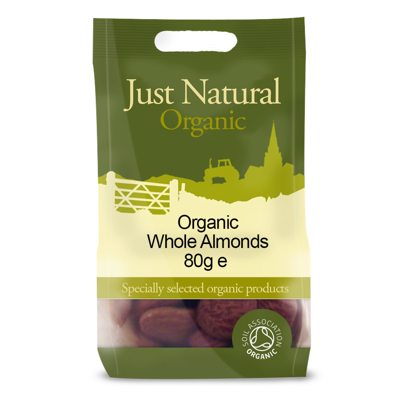Almonds Whole 80g, Organic (Just Natural Organic)