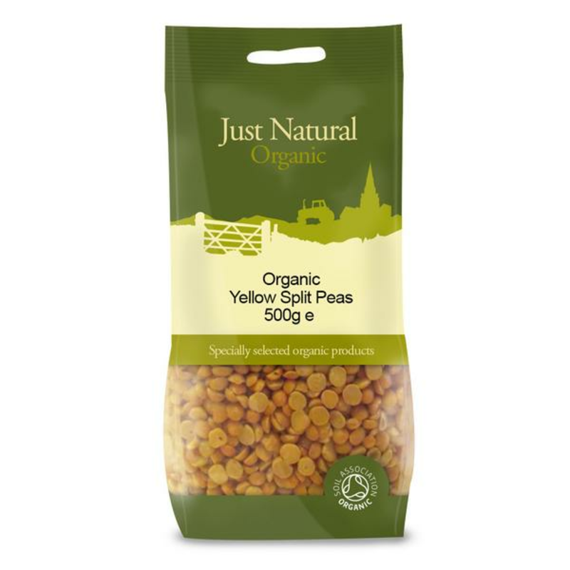 Yellow Split Peas 500g, Organic (Just Natural Organic)