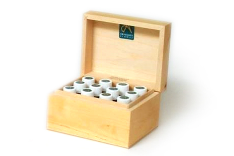 Wooden Storage Box 12 holes 12 Holes box (Absolute Aromas)