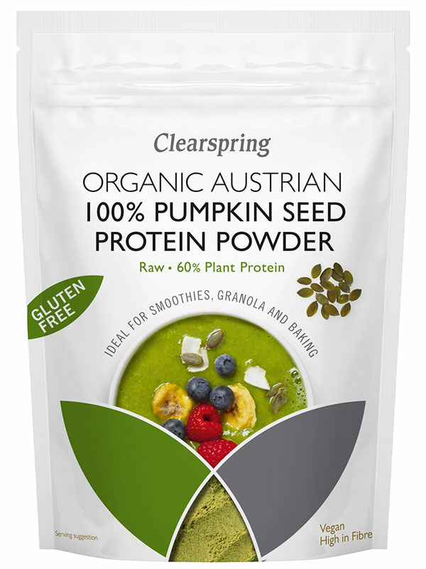 Raw Austrian Pumpkin Seed Protein Powder, Organic 350g (Clearspring)