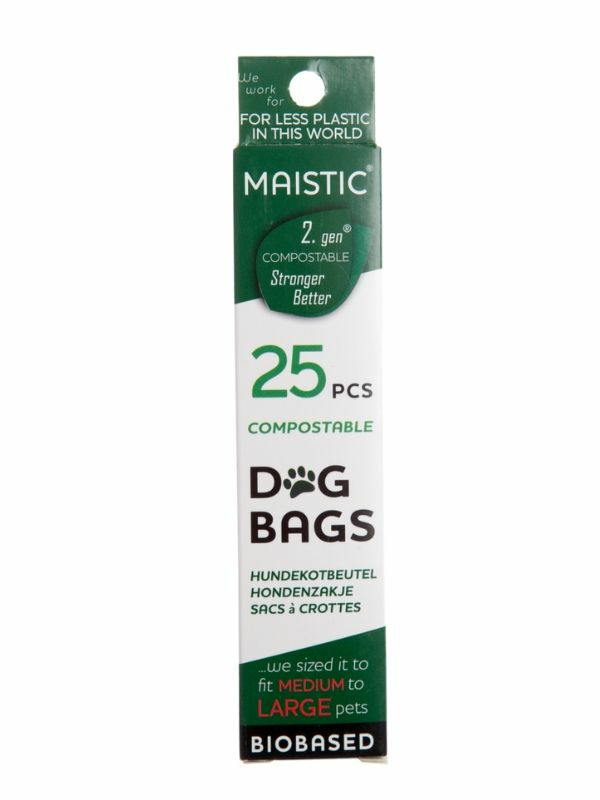 Compostable Dog Bag Large 25s (Maistic) Healthy Supplies