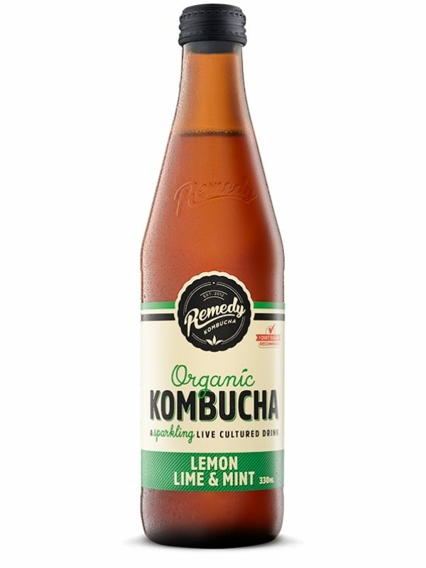 Lemon, Lime and Mint Kombucha 330ml (Remedy)