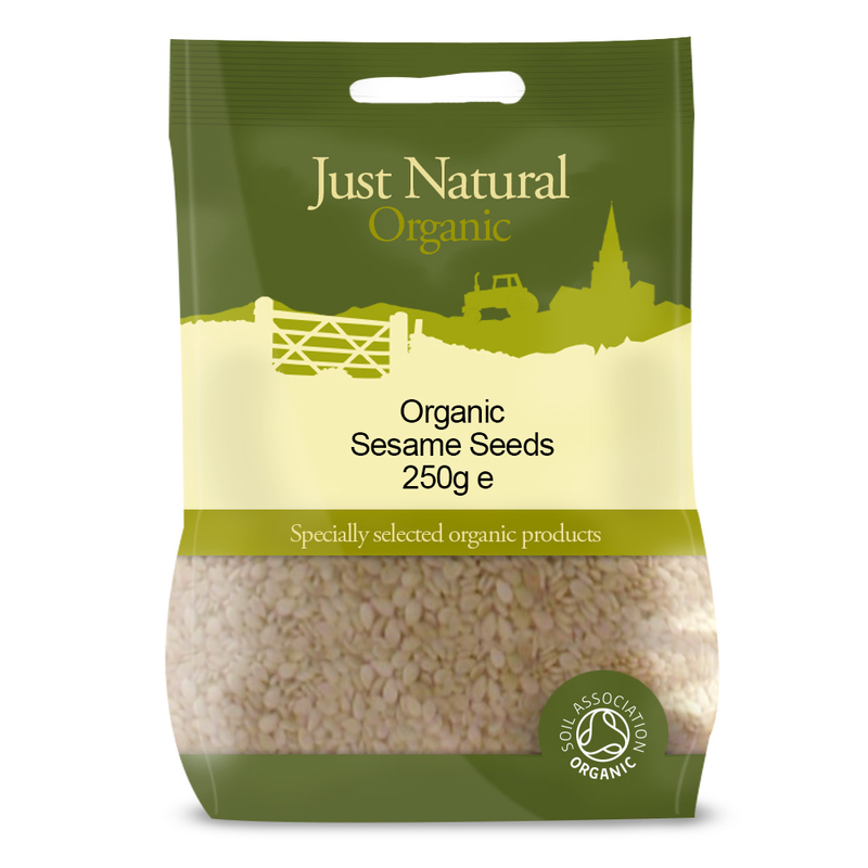 Dehulled Sesame Seeds 250g, Organic (Just Natural Organic)