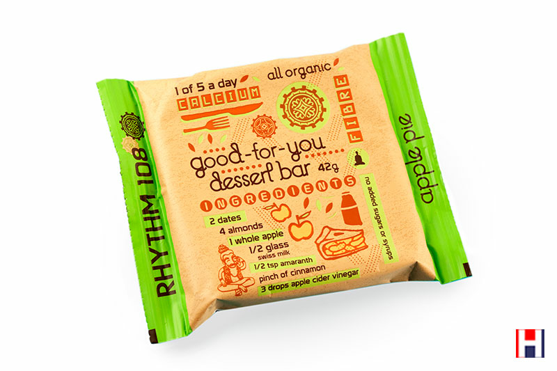 Apple Pie Dessert Bar, Organic 42g (Rhythm 108)