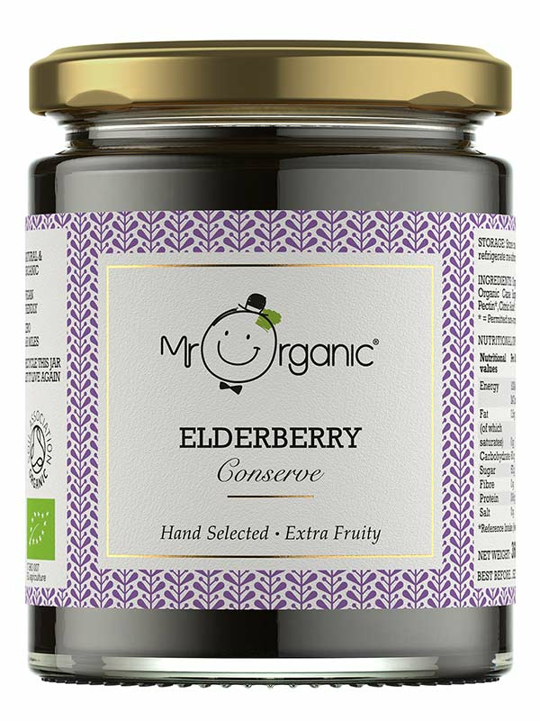 Elderberry Conserve, Organic 360g (Mr Organic)