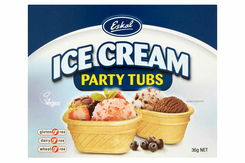 Ice Cream Party Tubs, GlutenFree 36g (Eskal) Healthy Supplies