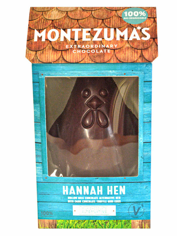 Hannah Hen Vegan Chocolate with Truffle Mini Eggs 275g (Montezuma's)
