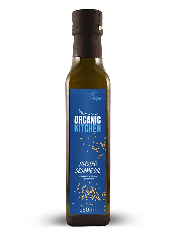 Organic Toasted Sesame Oil 250ml (Organic Kitchen)