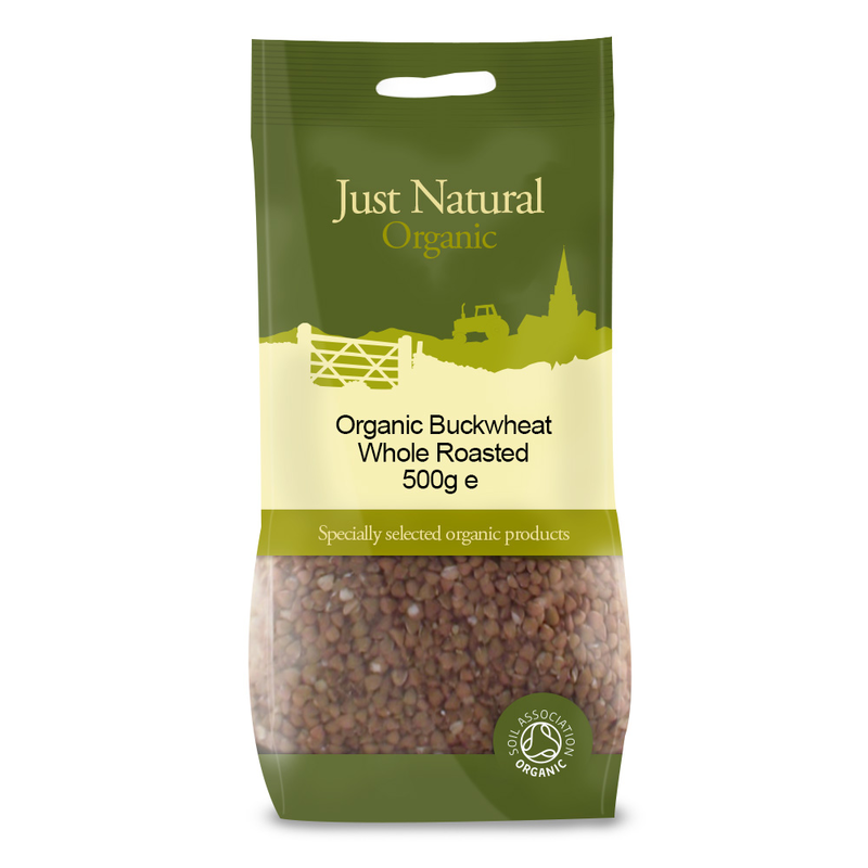 Buckwheat Roasted 500g, Organic (Just Natural Organic)