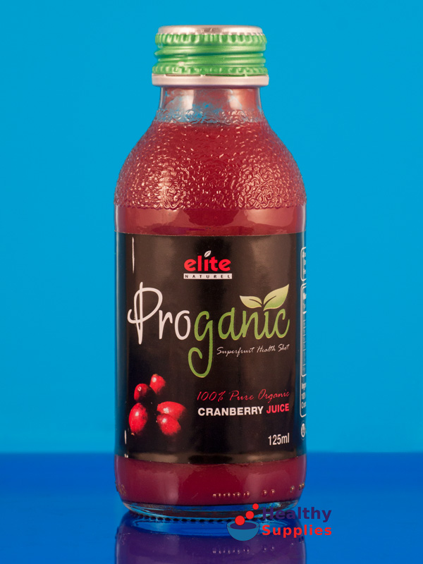 Pure Cranberry Juice, Organic 125ml (Proganic) Healthy Supplies