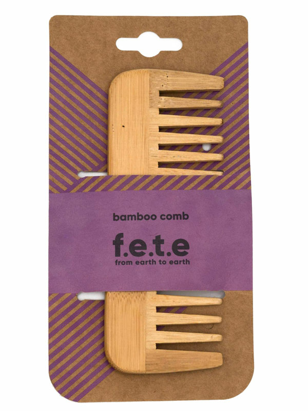 Wide Toothed Bamboo Comb (f.e.t.e)