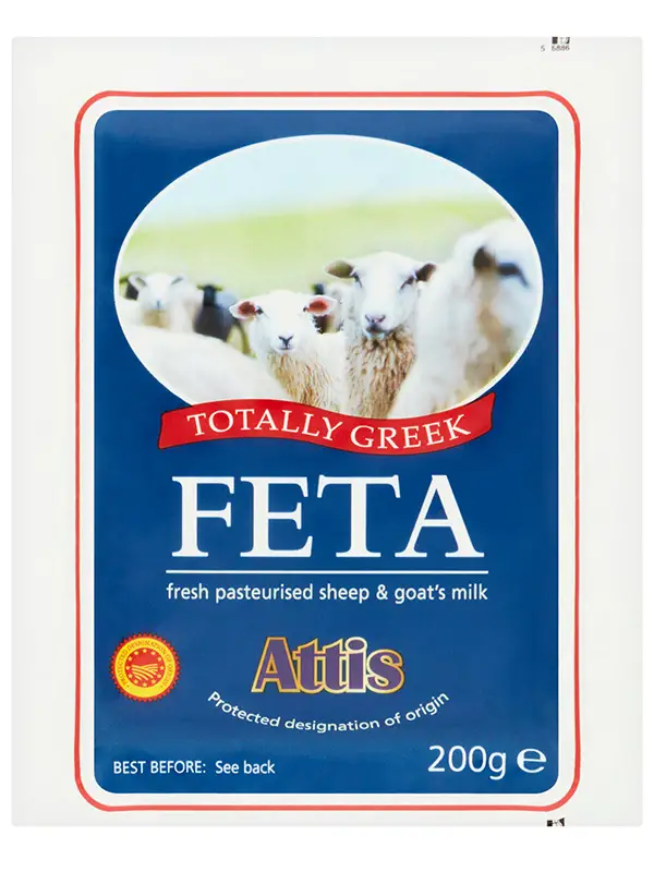 Authentic Greek Feta Cheese 200g (Attis) | Healthy Supplies