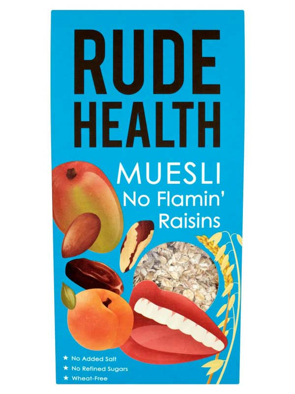 No Flamin' Raisins Muesli 500g (Rude Health)