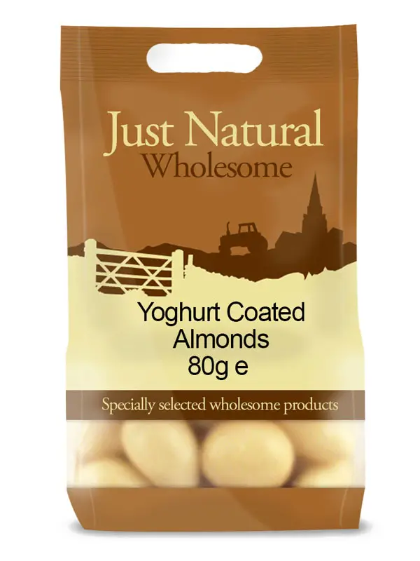 Yoghurt Coated Almonds 80g (Just Natural Wholesome) Healthy Supplies