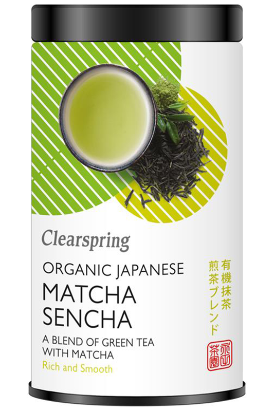 Organic Matcha Sencha Loose Tea 85g (Clearspring)