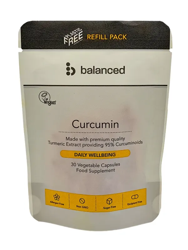 Curcumin Refill Pouch 30 Capsules (Balanced)