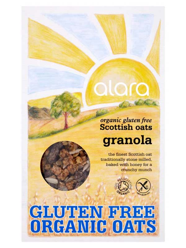 Scottish Oats Granola, Gluten-Free, Organic 400g (Alara)