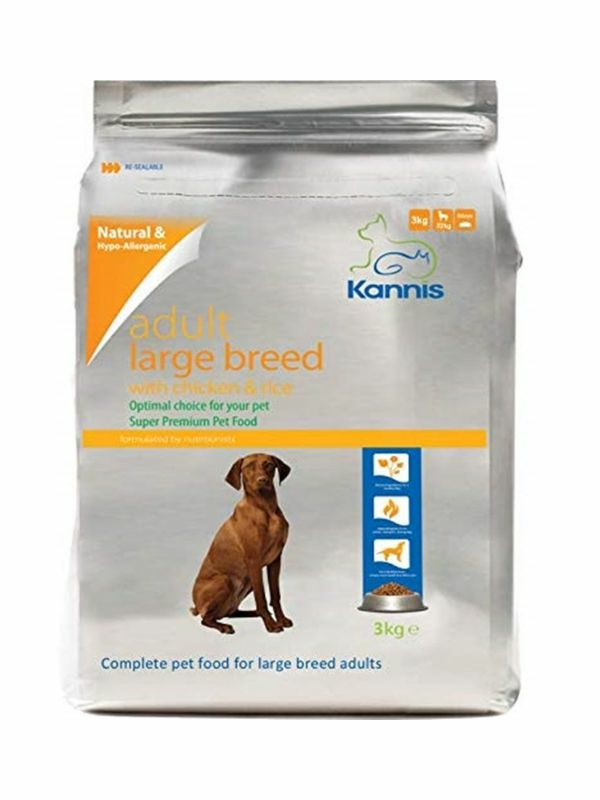 Hypoallergenic Premium Dog Food - Large Adult 3kg (Kannis)