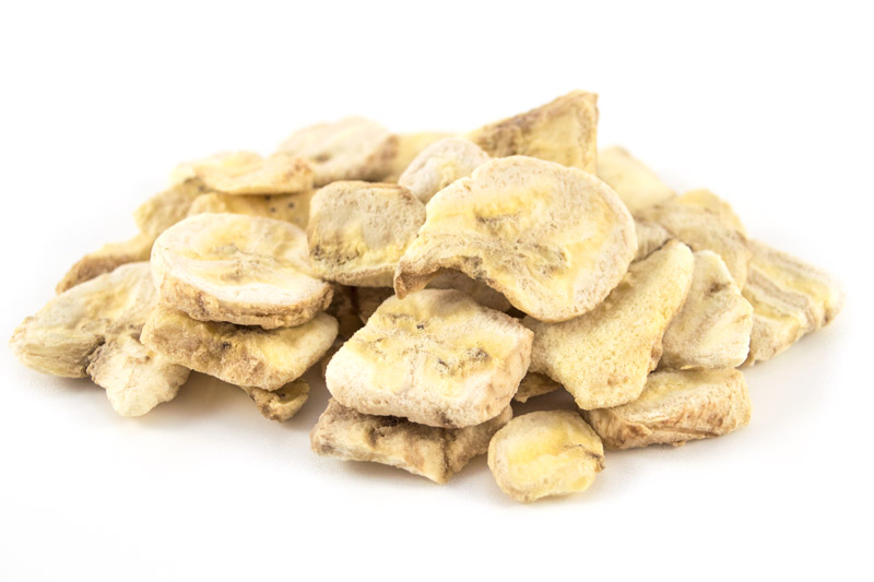 Freeze-Dried Banana Slices 250g (Sussex Wholefoods)