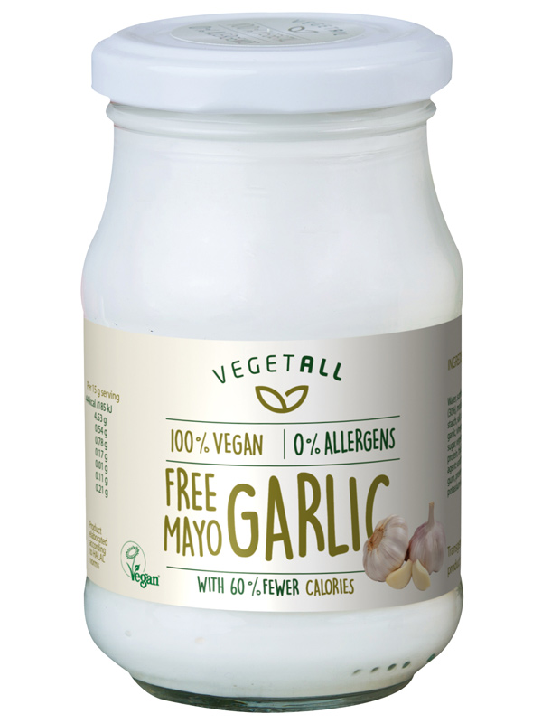 Garlic Mayonnaise, Allergen-free 225ml (Vegetall)