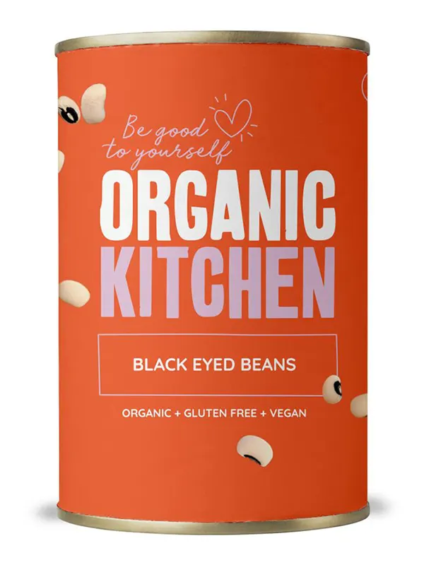 Organic Black Eyed Beans 400g (Organic Kitchen)