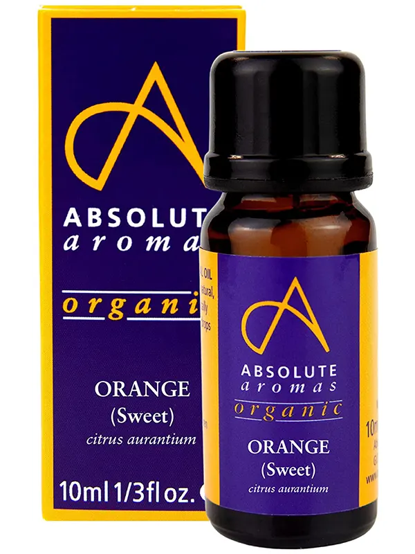Organic Sweet Orange Oil 10ml (Absolute Aromas)