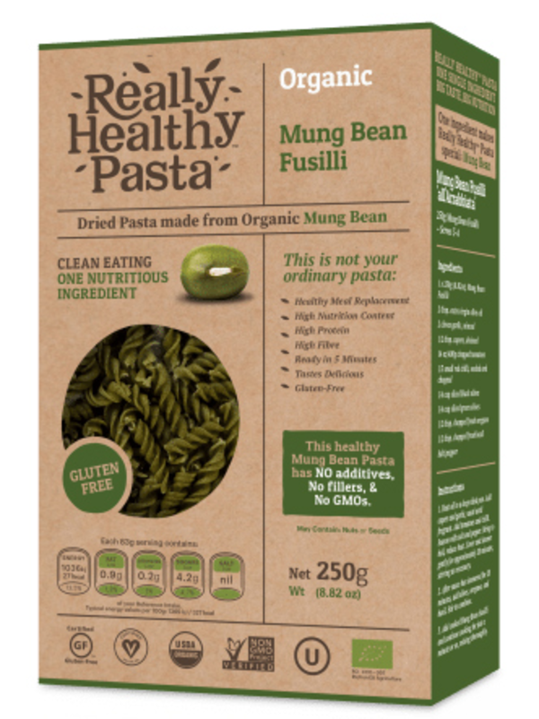 Mung Bean Fusilli, Gluten-Free 250g (Really Healthy Pasta)