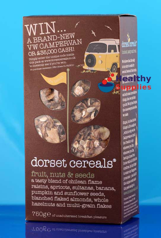 Muesli 750g Fruits, Nuts & Seeds (Dorset Cereals, Organic) Healthy Supplies