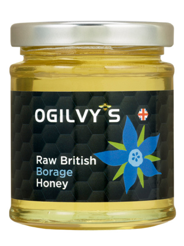 Raw British Borage Honey 240g (Ogilvy's)