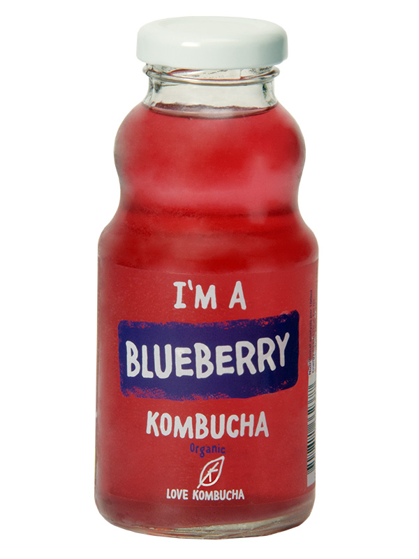 Blueberry Kombucha, Organic 250ml (Love Kombucha)
