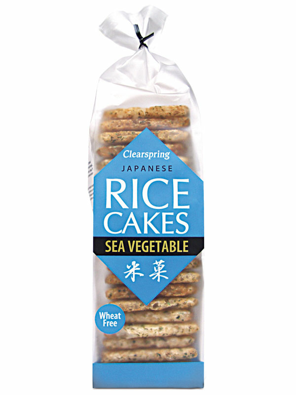 Sea Vegetable Rice Cakes 150g (Clearspring)