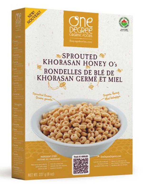 Sprouted Khorasan with Honey, Organic 227g (One Degree Organic Foods)