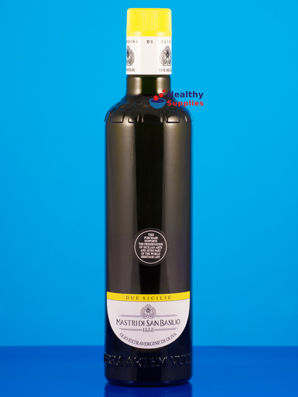 Due Sicilie Extra Virgin Olive Oil, Cold Pressed 500ml/16.90 Fl.oz (Mastri di San Basilio)