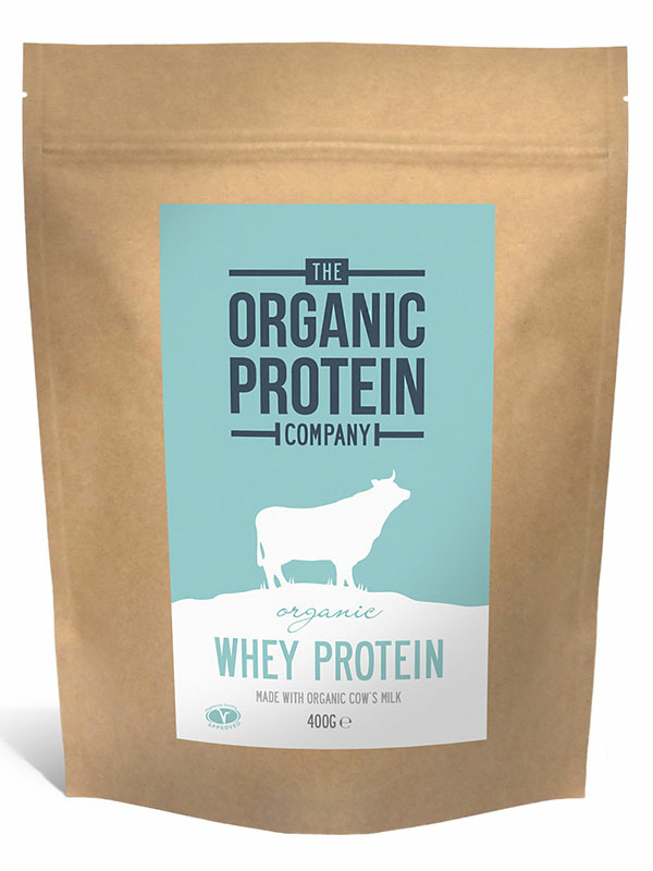 Whey Protein Powder, Organic 400g (The Organic Protein Company)