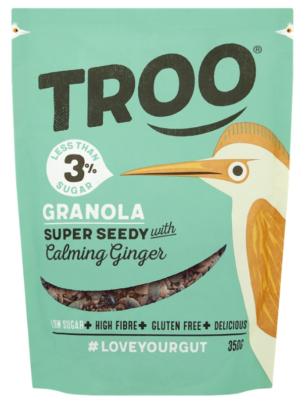 Seedy and Ginger Granola 350g (Troo)