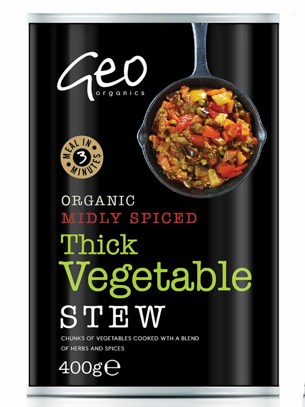 Mildly Spiced Vegetable Stew, Organic 400g (Geo Organics)