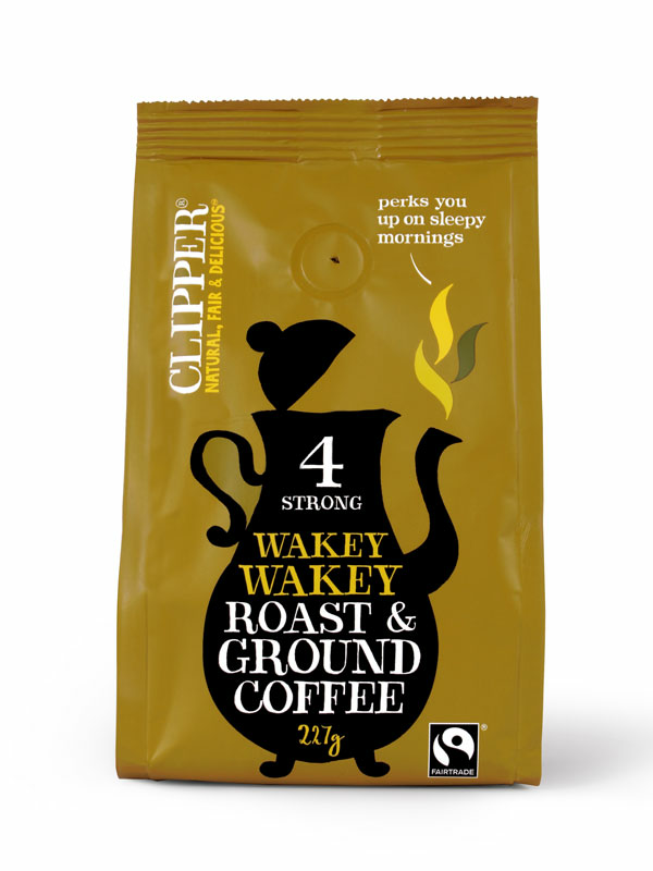 Wakey Wakey Roast & Ground Coffee 227g (Clipper)