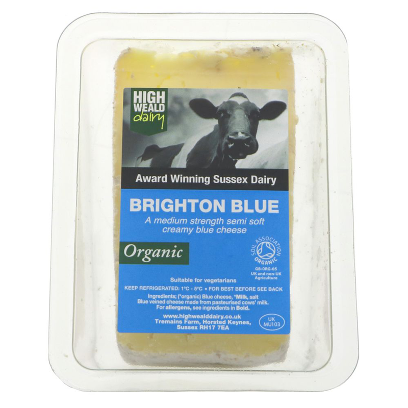 Organic Brighton Blue Cheese 150g (High Weald Dairy)