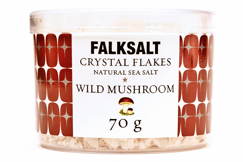 Wild Mushroom Crystal Sea Salt Flakes 70g (Falksalt)