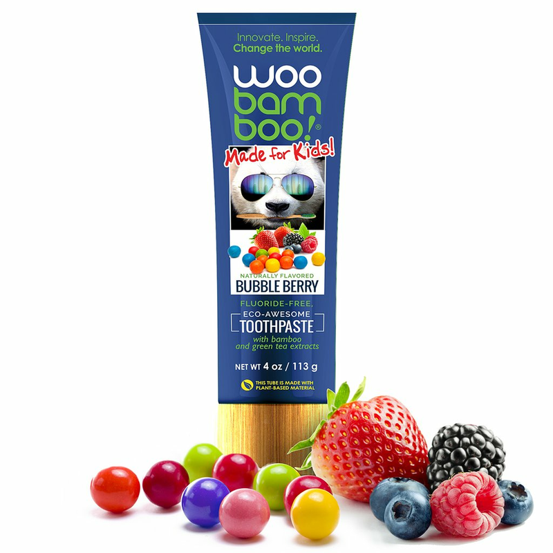 Kid's Bubble Berry Toothpaste 113g (Woobamboo)