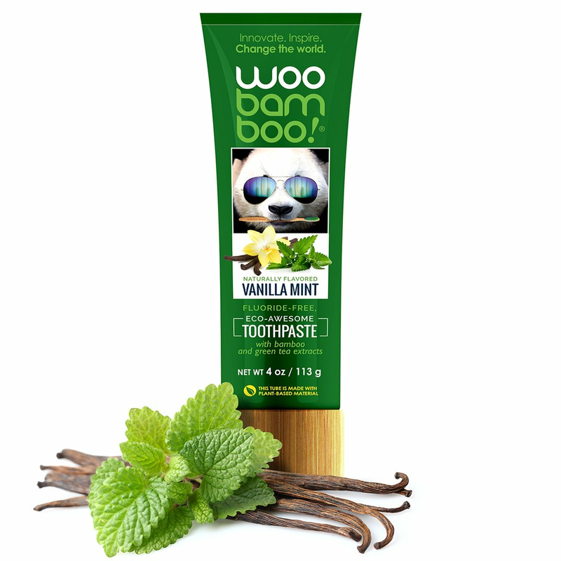 Natural Vanilla Mint Toothpaste 113g (Woobamboo)