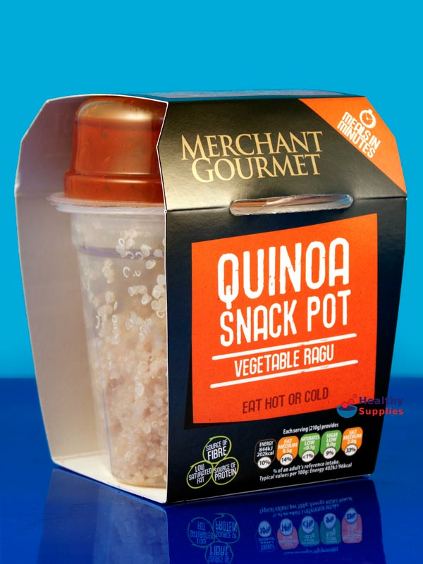 Quinoa Vegetable Ragu Snack Pot 210g (Merchant Gourmet)