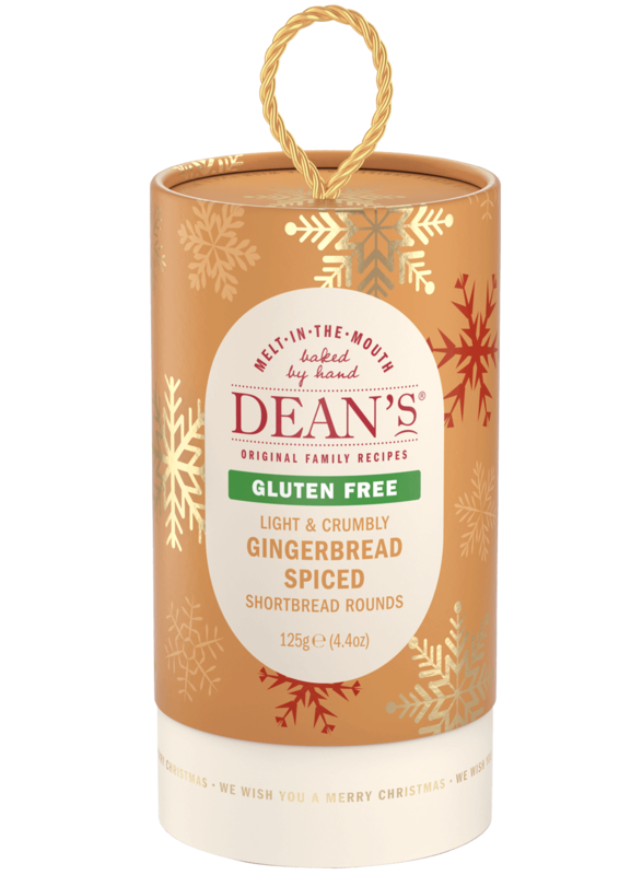 Gluten-free Gingerbread Spiced Shortbread Rounds 125g (Deans)