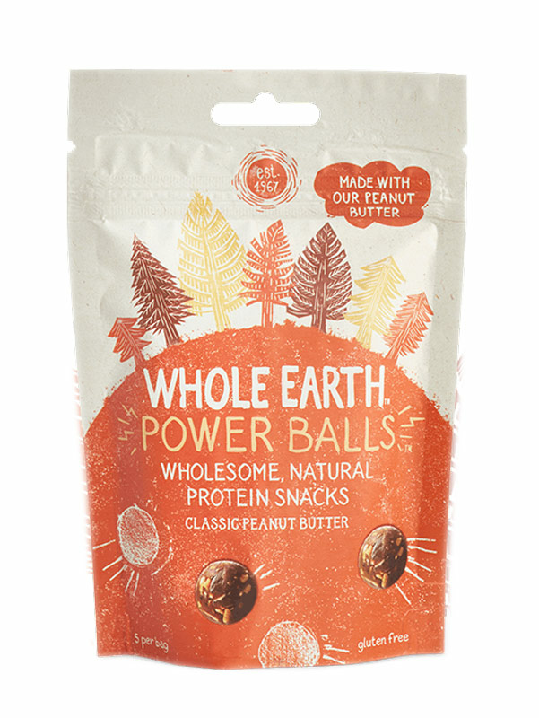 Peanut Power Balls x5 Balls (Whole Earth)