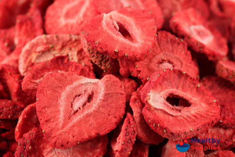 Freeze Dried Sliced Strawberries 25g (Healthy Supplies)
