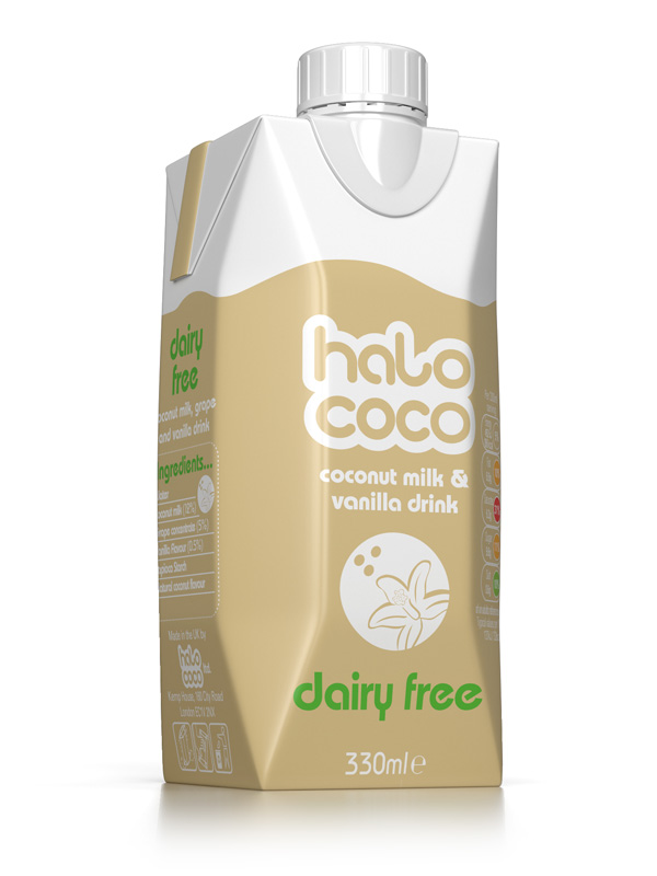 Coconut Milk & Vanilla Drink 330ml (Halo Coco) Healthy Supplies(00)