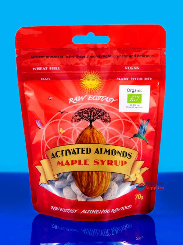 Activated Almonds with Maple Syrup 70g (Raw Ecstasy)